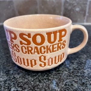 Vintage 1970’s soup and crackers mug.